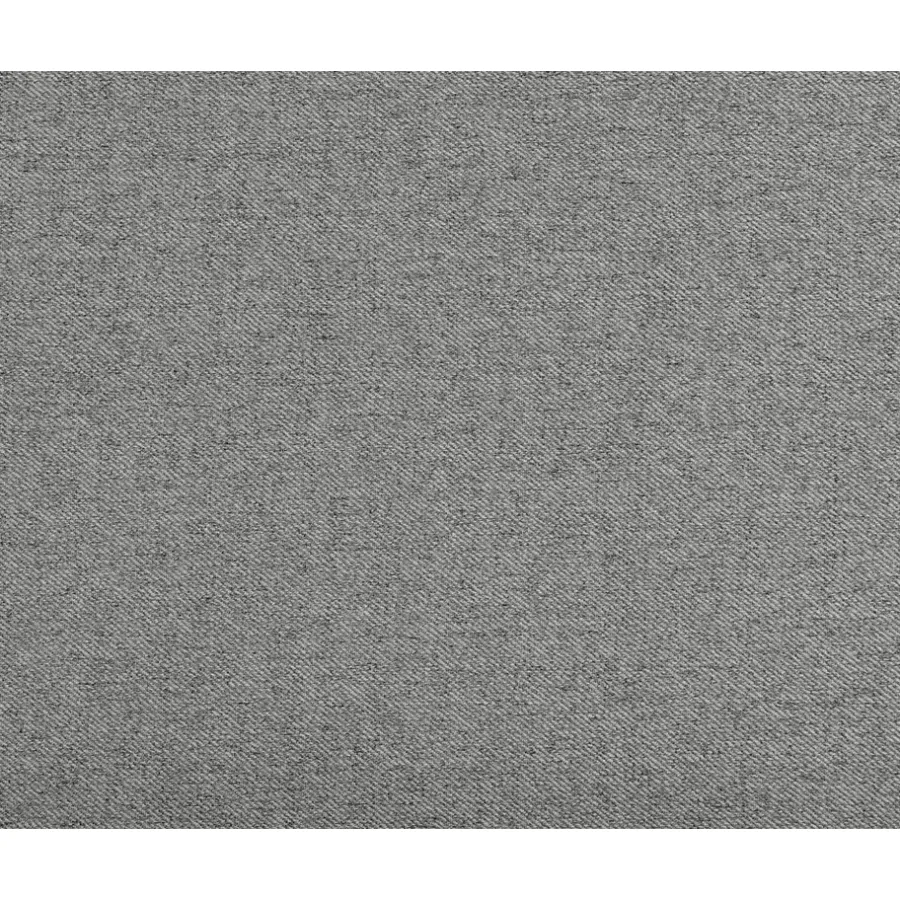 Leen Bakker Boxspring met voetbord Liv egaal - lichtgrijs - 120x200 cm - ronde poot