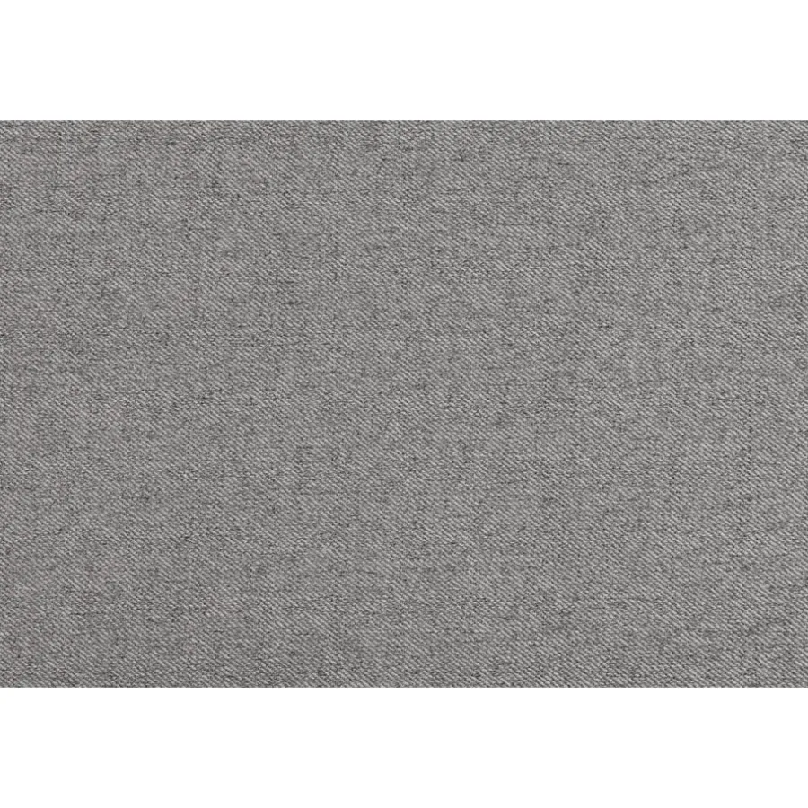 2-Persoons Boxsprings-Leen Bakker Boxspring met voetbord Liv egaal - lichtgrijs - 160x200 cm - vierkante poot