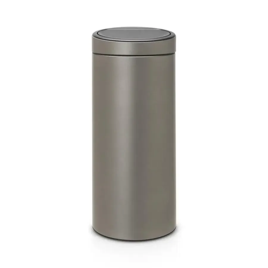 Prullenbakken-Brabantia Afvalverzamelaar 30L Platinum