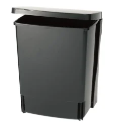 Prullenbakken-Brabantia Afvalverzamelaar - 10L - Zwart