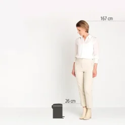Brabantia Pedaalemmer NewIcon - 3L - Platinum