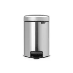 Prullenbakken-Brabantia Pedaalemmer NewIcon - 3L - Matt Steel