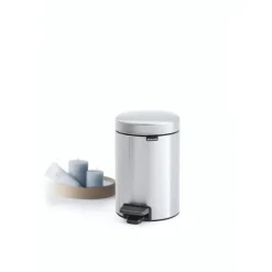 Prullenbakken-Brabantia Pedaalemmer NewIcon - 3L - Matt Steel