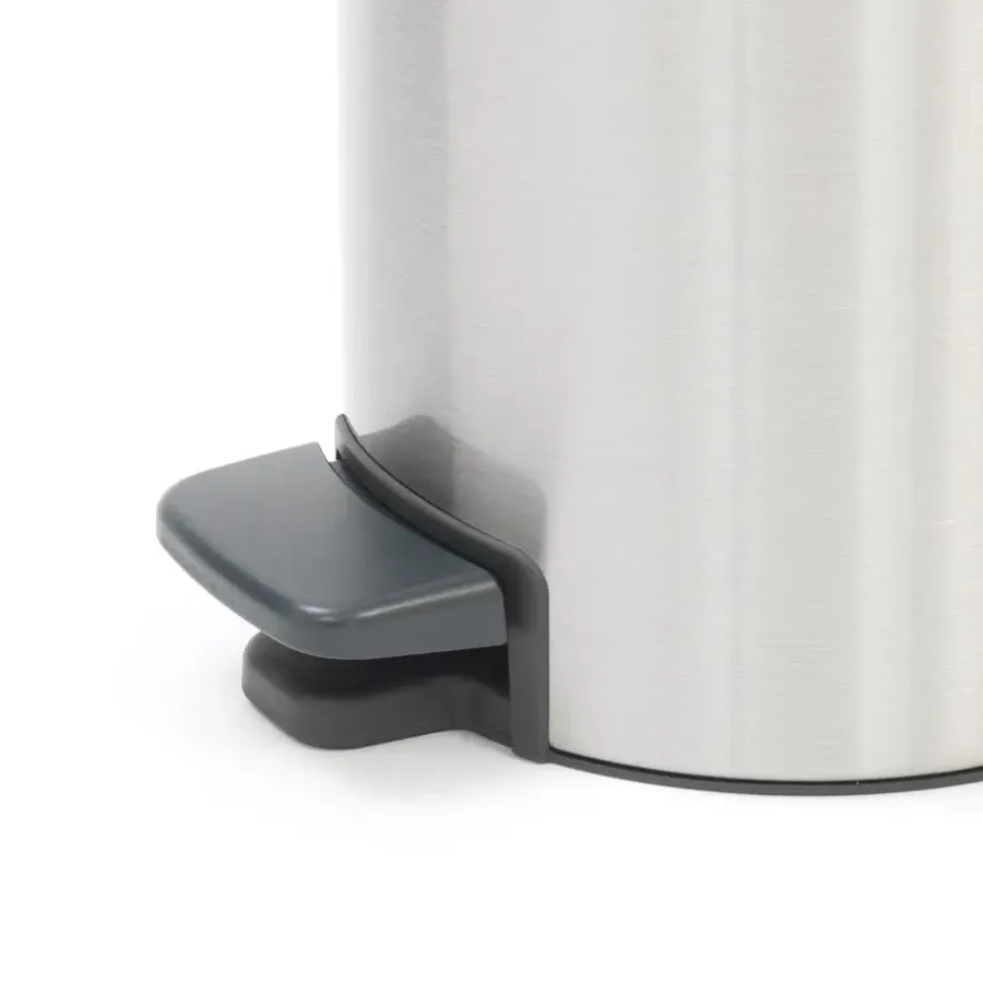 Prullenbakken-Brabantia Pedaalemmer NewIcon - 3L - Matt Steel