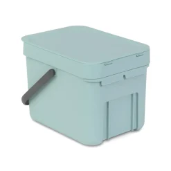 Prullenbakken-Brabantia Sort & Go Afvalemmer - 6L - Mint