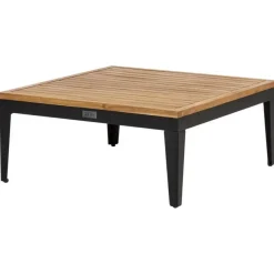 Loungesets-Leen Bakker BRACCIANO - Loungeset 4-zits met ottomaan - Lichtbeige - Acaciahout