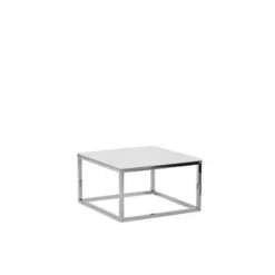 Beliani BREA - Salontafel - Wit - Veiligheidsglas