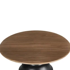 Dienbladen-Leen Bakker BRIOCHE - Gebaksstandaard - Zwart/Licht hout - IJzer/Hout