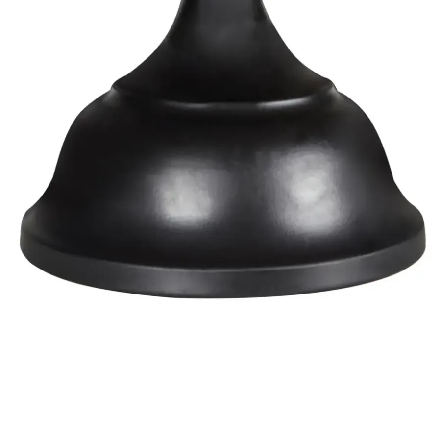 Dienbladen-Leen Bakker BRIOCHE - Gebaksstandaard - Zwart/Licht hout - IJzer/Hout