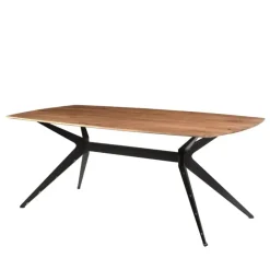 Livingfurn Brix - Eetkamertafel Brix Bjorn - Eettafel- 200cm - Mangohout - Bruin