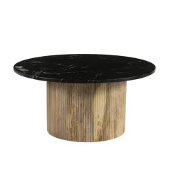 Salontafels-Brix - Salontafel Nova - Mangohout Marmer - 70x70x36