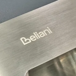 Leen Bakker BRUCOLI - Buitenkeukenkast met spoelbak - Bruin/Zilver - Acaciahout