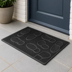 Deurmatten-Brumag Deurmat - antislip met noppen - zart - 60 x 40 cm