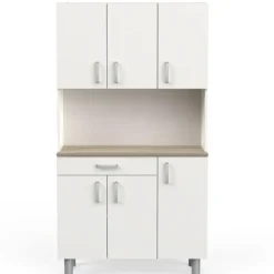 Buffetkasten-CBA Buffetkast Gabe-Kronberg eik/mat wit