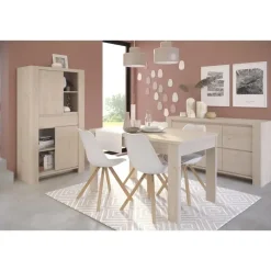 Buffetkasten-Parisot Buffetkast Porto 90cm met 2 deuren & 1 lade - jackson eik