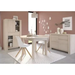 Buffetkasten-Parisot Buffetkast Porto 90cm met 2 deuren & 1 lade - jackson eik