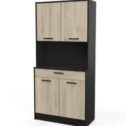 Buffetkasten-CBA Buffetkast Romanie-Kronberg eik/matzwart