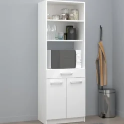 Buffetkasten-Parisot Buffetkast Unya met 2 deuren- 1 lade - wit
