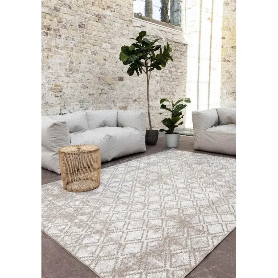 Eva Interior Buiten vloerkleed Frost - Bruin/grijs- dubbelzijdig - - 200 x 20...