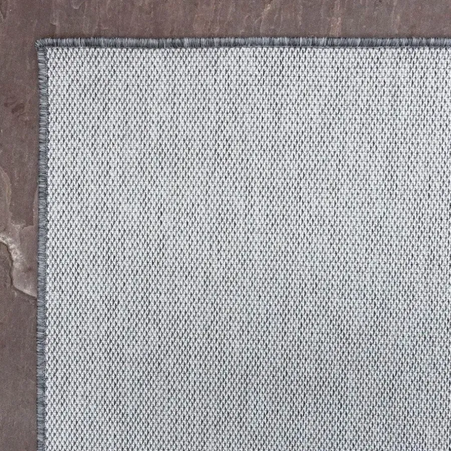 Eva Interior Buitenkleed Mono - Grijs/Wit - Dubbelzijdig - - 230 x 160 cm