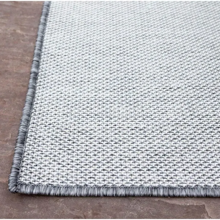 Eva Interior Buitenkleed Mono - Grijs/Wit - Dubbelzijdig - - 230 x 160 cm