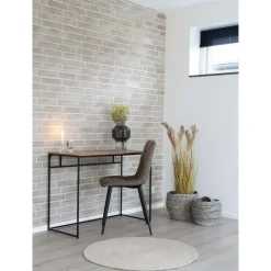 Sedero Bureau - eiken look met zwart frame