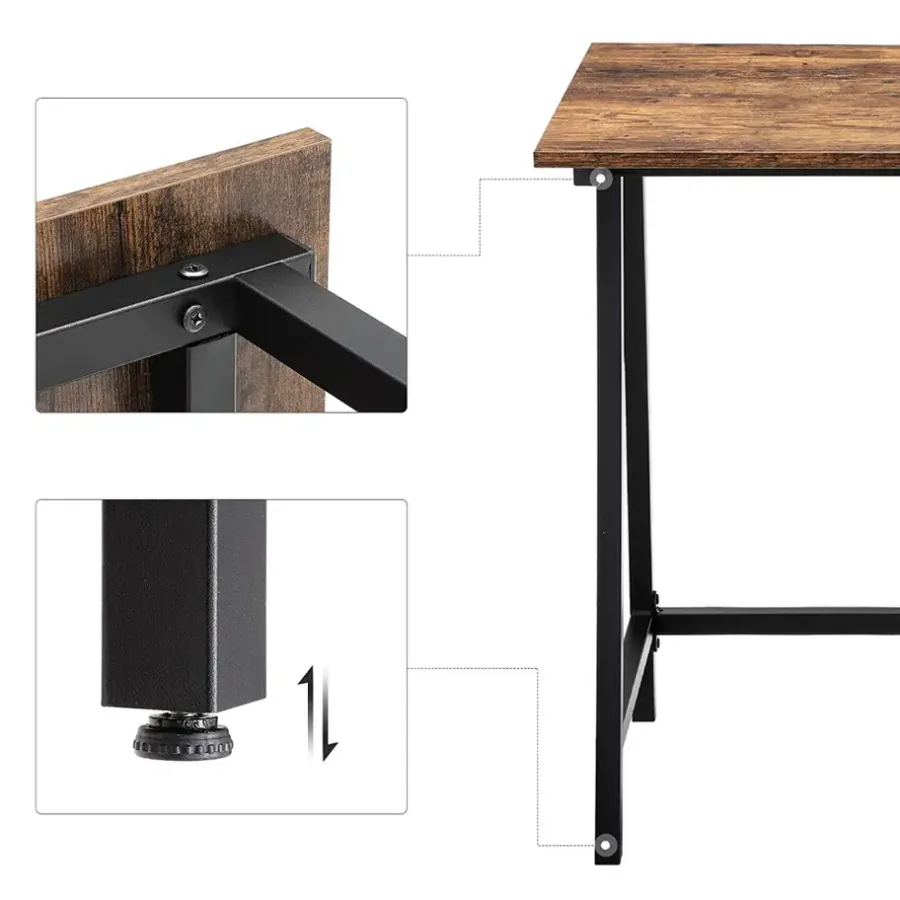Bureaus-ACAZA Bureau - vintage - 100x75x50 cm - vintage bruin