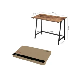 Bureaus-ACAZA Bureau - vintage - 100x75x50 cm - vintage bruin