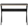 Bureaus-Leen Bakker Bureau Debbey - zwart - 75x105x55 cm