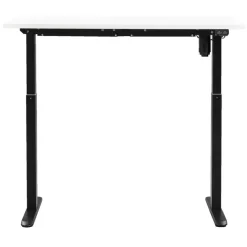 Homeworx Bureau zit/sta elektrisch verstelbaar - wit/zwart - 75/118x120x70 cm