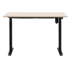 Zit-Sta-Bureaus-Homeworx Bureau zit/sta elektrisch verstelbaar – eikenkleur/zwart - 75/118x120x70 cm