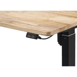 Zit-Sta-Bureaus-Homeworx Bureau zit/sta elektrisch verstelbaar – mangohout/zwart - 75/118x120x70 cm