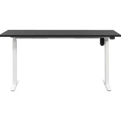 Homeworx Bureau zit/sta elektrisch verstelbaar - zwart/wit - 75/118x160x80 cm
