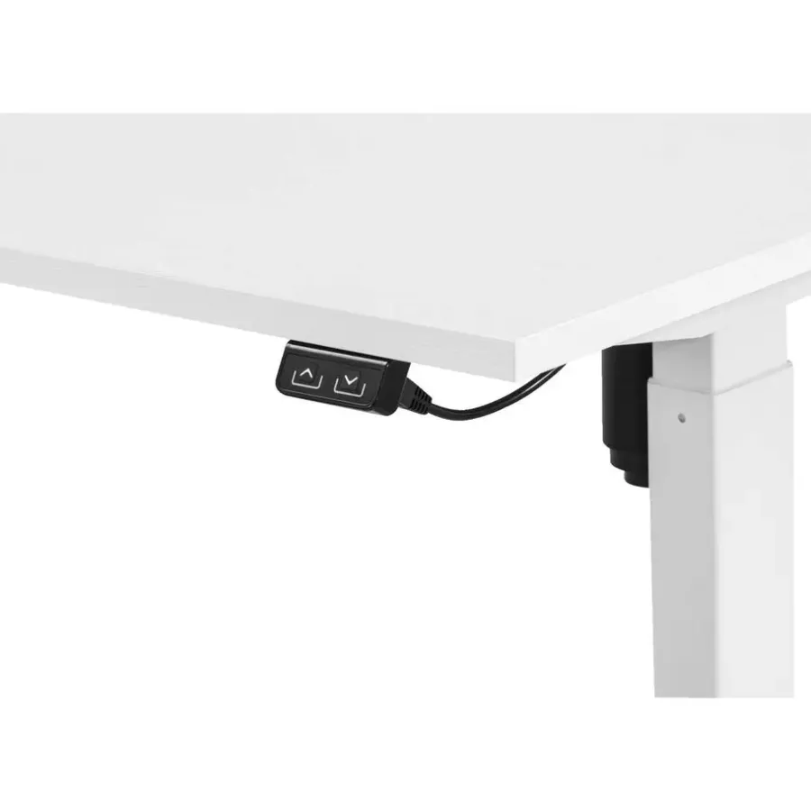 Homeworx Bureau zit/sta elektrisch verstelbaar - wit/wit - 75/118x120x70 cm