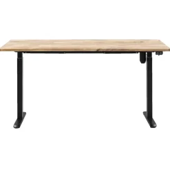 Homeworx Bureau zit/sta elektrisch verstelbaar – mangohout/zwart - 75/118x160x80 cm