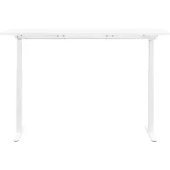 Homeworx Bureau zit/sta handmatig verstelbaar - wit/wit - 75/118x160x80 cm
