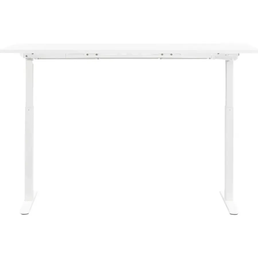 Homeworx Bureau zit/sta handmatig verstelbaar - wit/wit - 75/118x160x80 cm