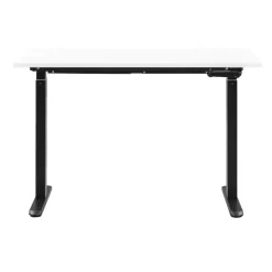 Zit-Sta-Bureaus-Homeworx Bureau zit/sta handmatig verstelbaar - wit/zwart - 75/118x120x70 cm