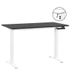 Zit-Sta-Bureaus-Homeworx Bureau zit/sta handmatig verstelbaar - zwart/wit - 75/118x120x70 cm