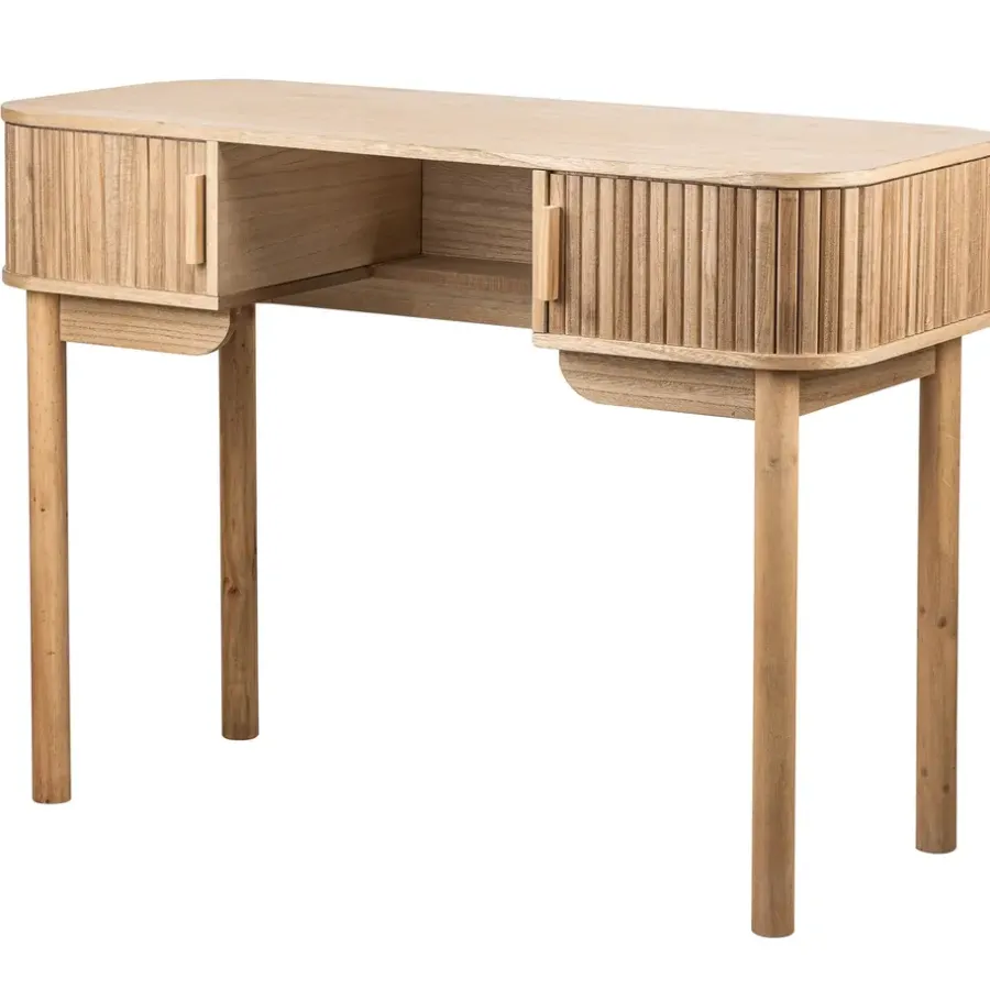 Nordlys Bureau met 2 deuren van essen hout