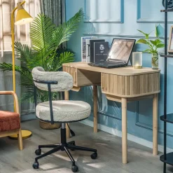 Nordlys Bureau met 2 deuren van essen hout