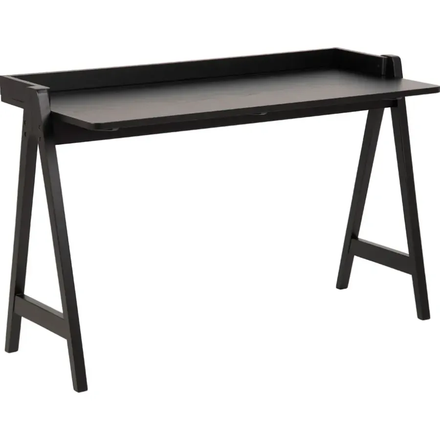 Bureaus-Leen Bakker Bureau Mylo - zwart - 80x126,6x51,6 cm