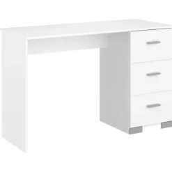 Leen Bakker Bureau Timo - wit - 75,5x120x50 cm