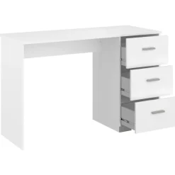 Leen Bakker Bureau Timo - wit - 75,5x120x50 cm