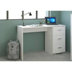 Leen Bakker Bureau Timo - wit - 75,5x120x50 cm