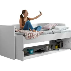 Kinderbedden-Vipack Bureaubed Denver - wit
