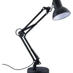 Merkloos Bureaulamp - Verstelbaar - Retro - Klassiek - 1x40 watt - Zwart