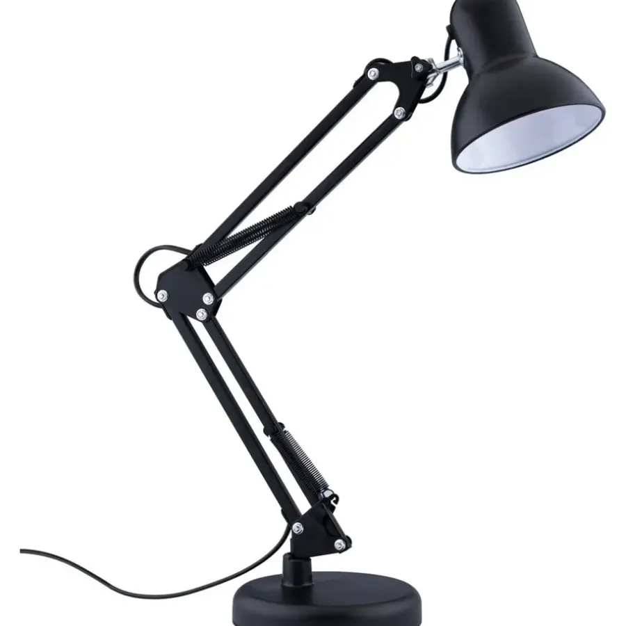 Merkloos Bureaulamp - Verstelbaar - Retro - Klassiek - 1x40 watt - Zwart