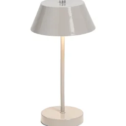 Leen Bakker Bureaulamp Milton greige G9 - 30x15x15 cm