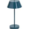 Leen Bakker Bureaulamp Milton petrol G9 - 30x15x15 cm